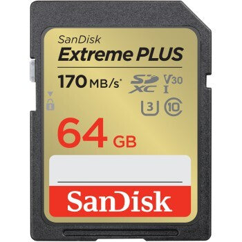 Sandisk SDXC Extreme Plus 64GB 170/80 Mb/s - V30 - Rescue
