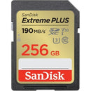Sandisk SDXC Extreme Plus 256GB 190/130 Mb/s - V30 - Rescue Pro DL 2Y