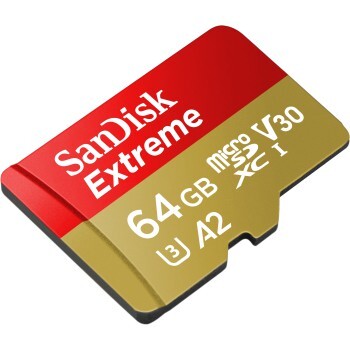 Sandisk MicroSDXC Extreme Gaming 64GB 170/80 Mb/s - A2 - V