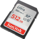 Sandisk SDXC Ultra 512GB 150mb/s C10 UHS-I