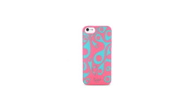 iLuv Aurora Glow in the Dark TPU Case Roze voor Apple iPhone 5/5S