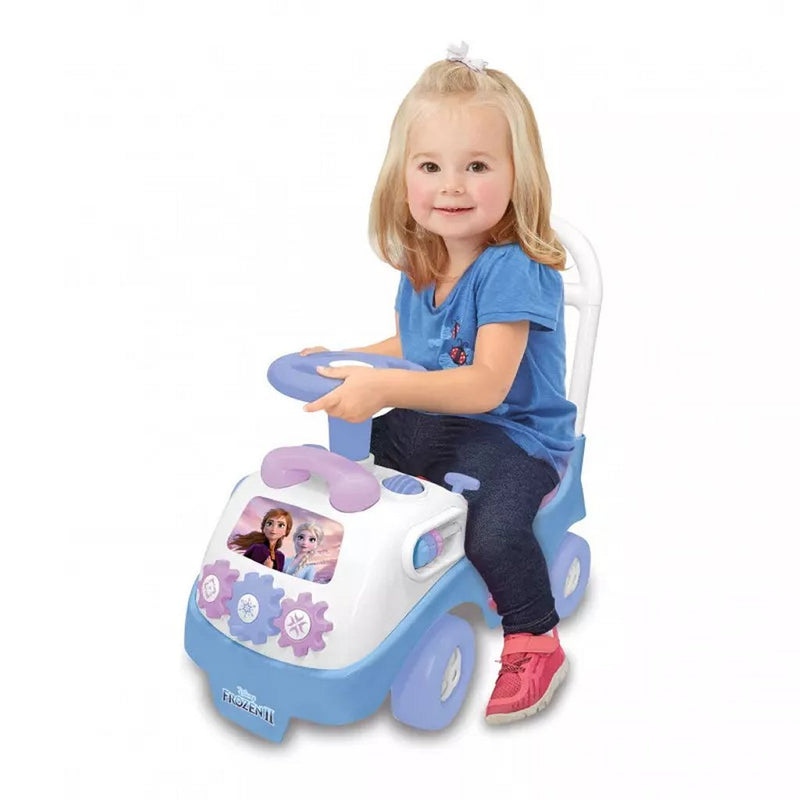 Disney Frozen Loopfiguur + Licht en Geluid Paars/Blauw