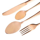 Bergner Bestekset Munich - 24 delig - koperkleur - glans