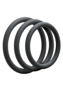 Doc Johnson - OptiMALE 3 C-Ring Set Dun - Grijs
