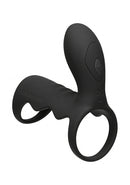 Vibrerende Cock Cage Met Afstandsbediening - Zwart