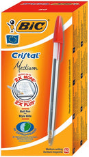 Bic Cristal balpen rood 50 stuks