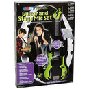 Super Star Gitaar met Microfoon op Standaard