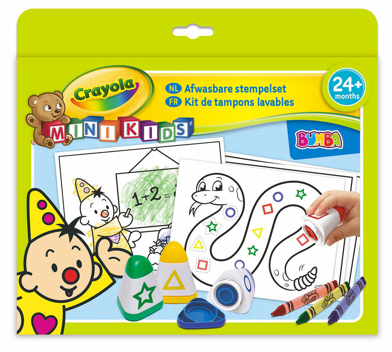 Crayola Mini Kids Bumba Stempelset, 32dlg.