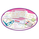 Small World Creative 3D Tekenbord Eenhoorns + 4 Markers + 3D Bril