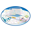 Small World Creative 3D Tekenbord Dinosaurus + 4 Markers + 3D Bril
