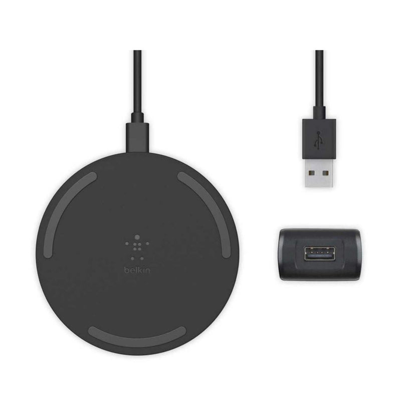 Belkin Draadloze Telefoon Oplader USB-A/Micro-USB 7.5W Zwart