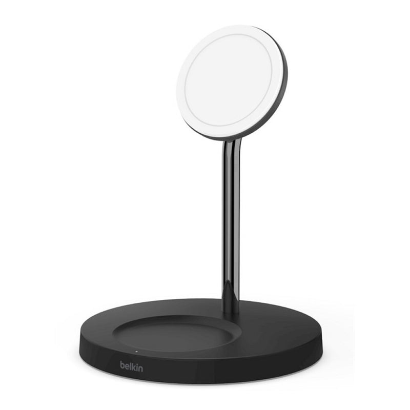Belkin WIZ010vfBK 2in1 Draadloze Laadstandaard met MagSafe Zwart