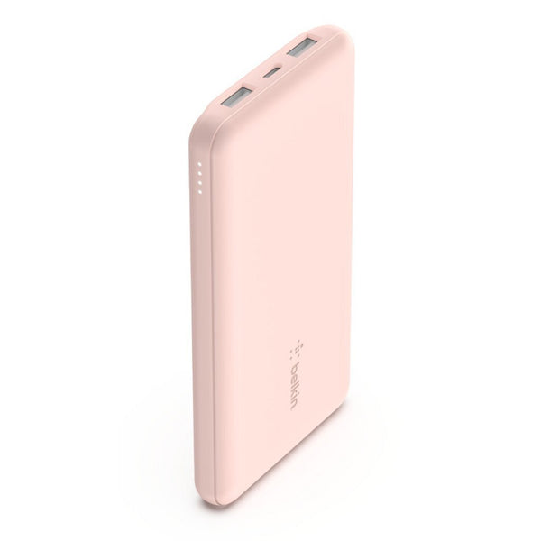 Belkin BOOST CHARGE Powerbank 3-Poorts 10.000 mAh USB-A/USB-C Rose Gold