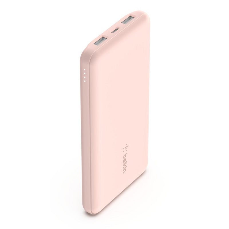Belkin BOOST CHARGE Powerbank 3-Poorts 10.000 mAh USB-A/USB-C Rose Gold