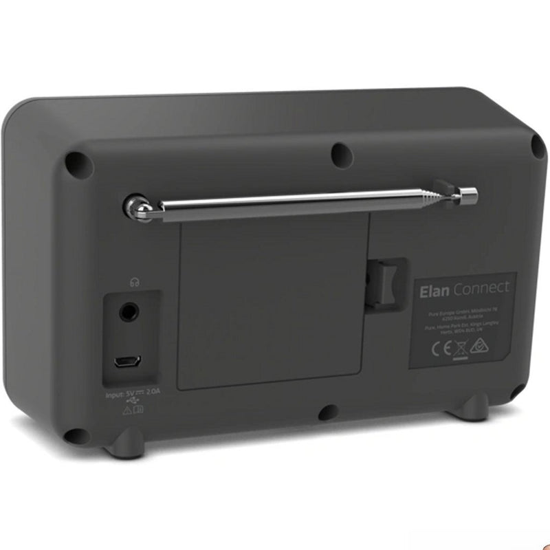 Pure Elan Connect Internetradio Zwart