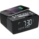 Pure Siesta Charge Wekkerradio Zwart