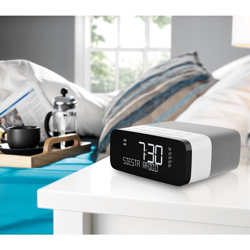 Pure SIESTA RISE DAB+ Wekkerradio Grijs/Zwart