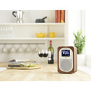 Pure EVOKE H3 DAB+ Radio met Bluetooth Walnoot/Wit