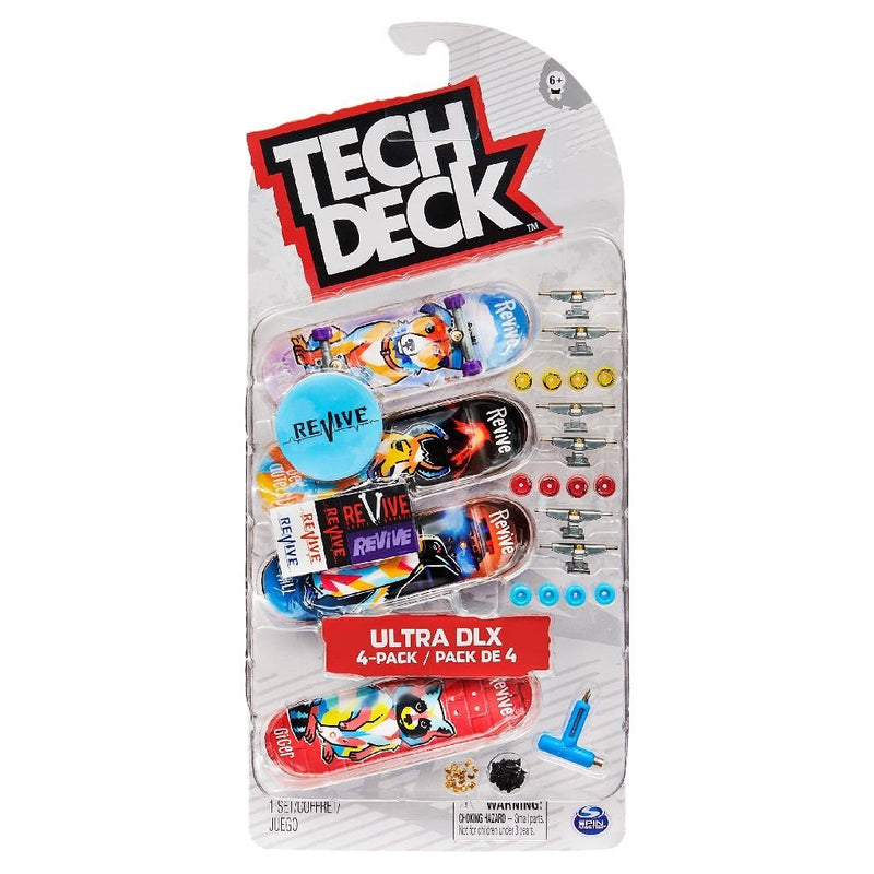 Tech Deck Ultra DLX Fingerboards 4-Pack