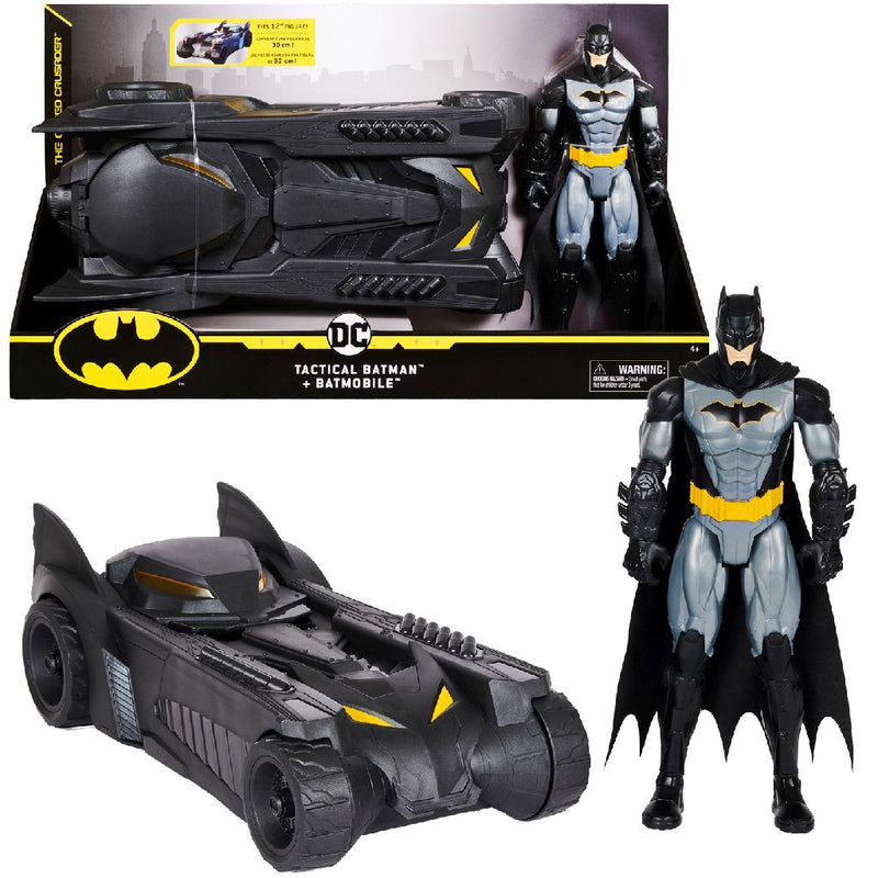 Batman Batmobile met Batman 30 cm