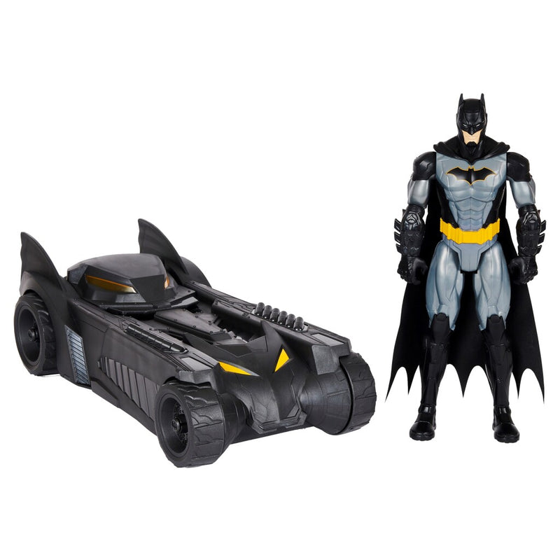 Batman Batmobile met Batman 30 cm