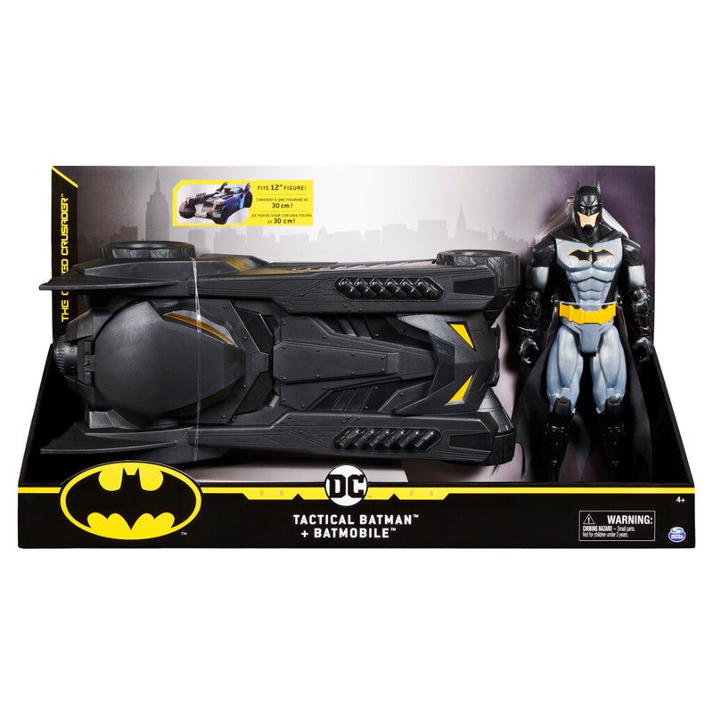 Batman Batmobile met Batman 30 cm