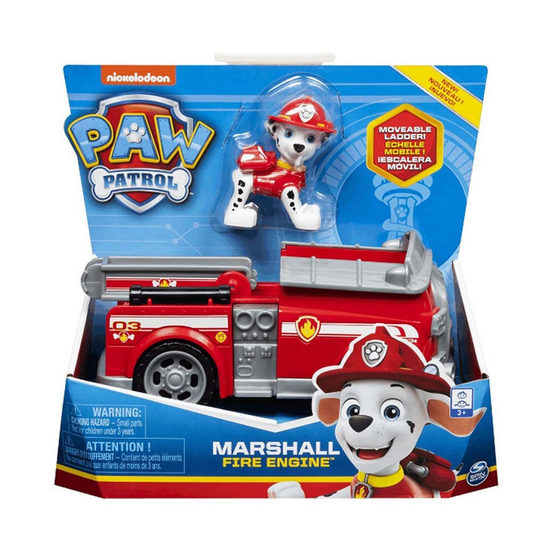 Paw Patrol Pup Marshall met Brandweerwagen