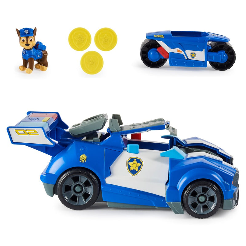 Paw Patrol The Movie 2-in-1 Politieauto van Chase