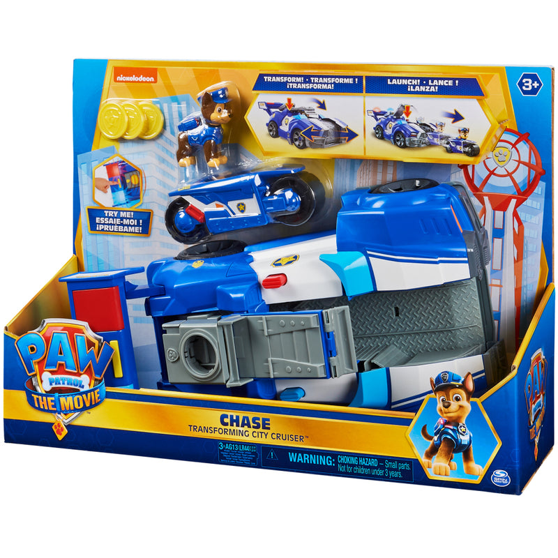 Paw Patrol The Movie 2-in-1 Politieauto van Chase