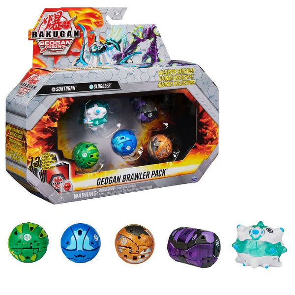 Bakugan Geogan Brawler Season 3.0 5 Pack Assorti
