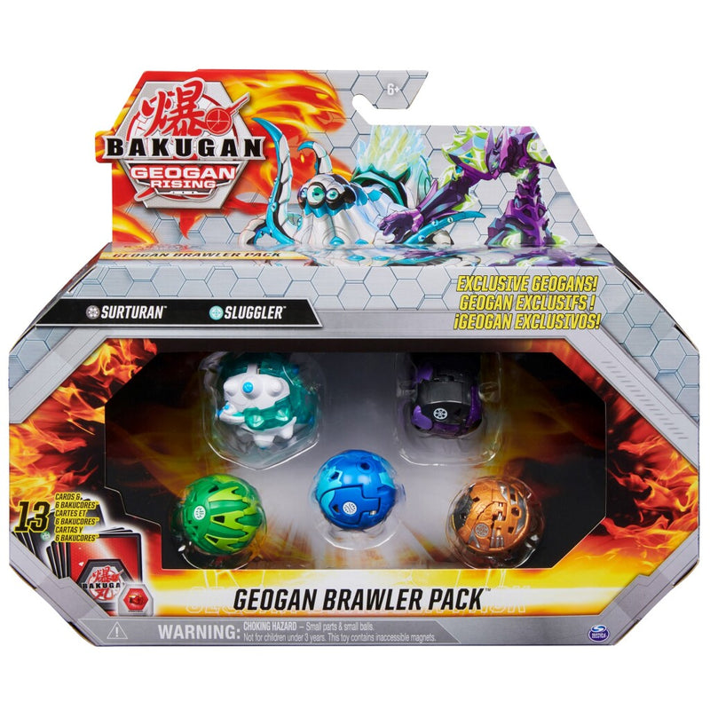 Bakugan Geogan Brawler Season 3.0 5 Pack Assorti