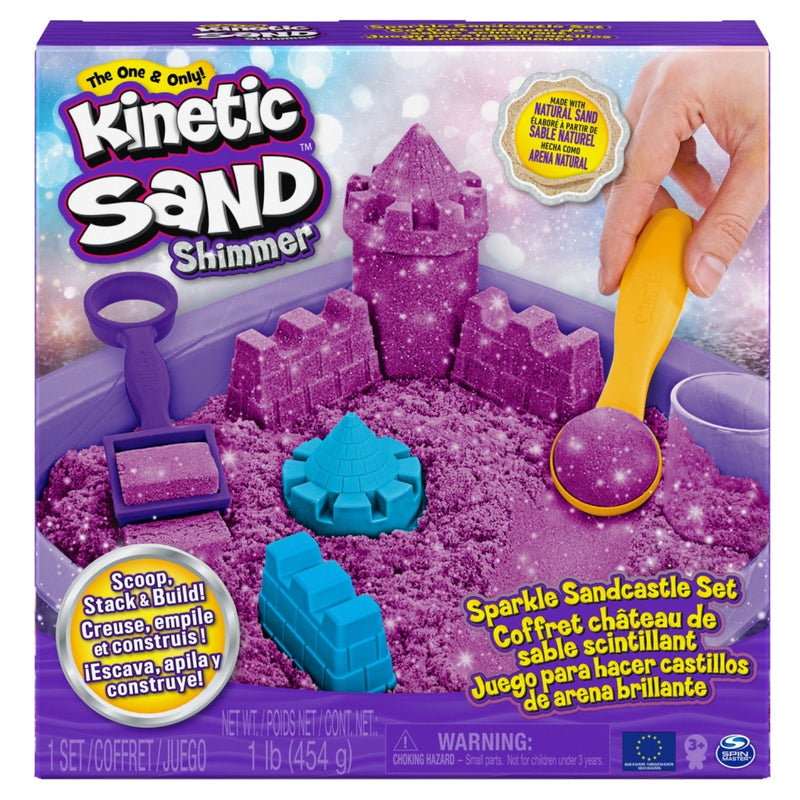 Kinetic Sand Sparkling Sandcastle Speelset Paars