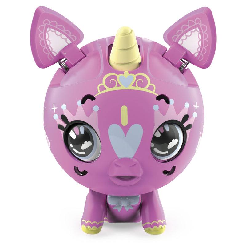 speelset Unicorn and Tiger junior roze/blauw 6-delig