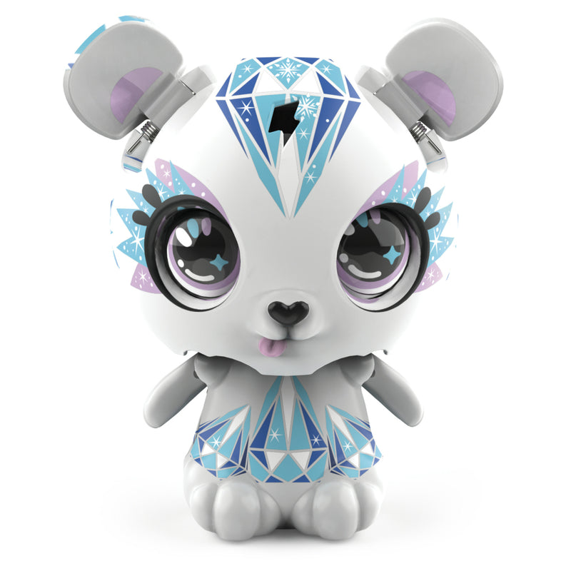 speelset Bear and Pup junior roze/wit 6-delig