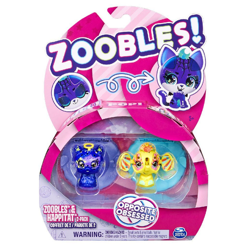 Zoobles Starlight Llama en Sunshine Olifant 2-Pack