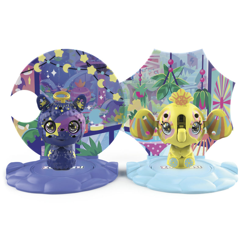Zoobles Starlight Llama en Sunshine Olifant 2-Pack