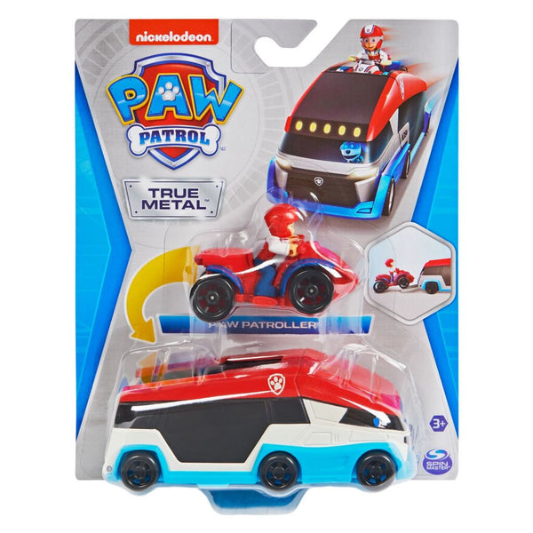Paw Patrol True Metal Teamvoertuig Paw Patroller + Ryder ATV-voertuig