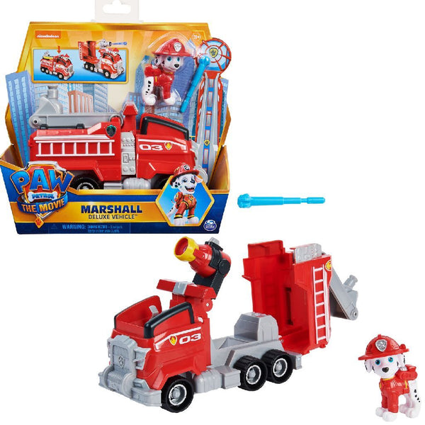 Paw Patrol The Movie Deluxe Basic Vehicle Marshall