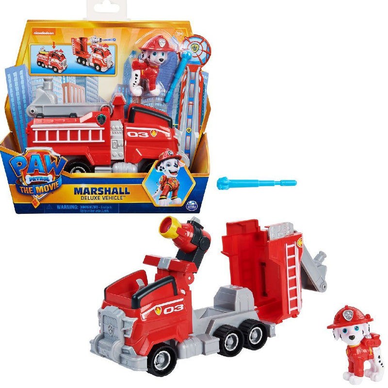 Paw Patrol The Movie Deluxe Basic Vehicle Marshall