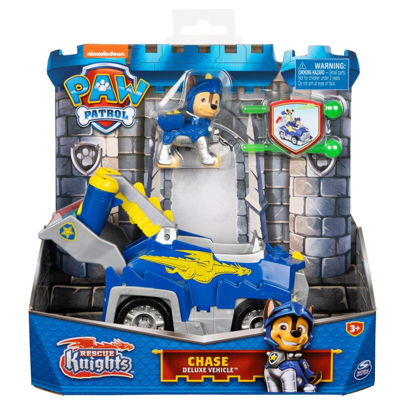 Paw Patrol Rescue Knights Chase + Deluxe Voertuig