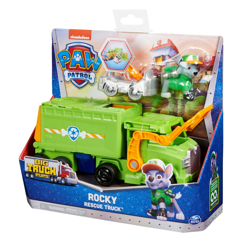 Paw Patrol Big Truck Pups Rocky met Vuilniswagen