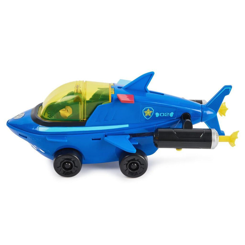Paw Patrol Aqua Pups Chases Shark Vehicle