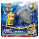 Paw Patrol Aqua Pups Rubble en Hamerhaai
