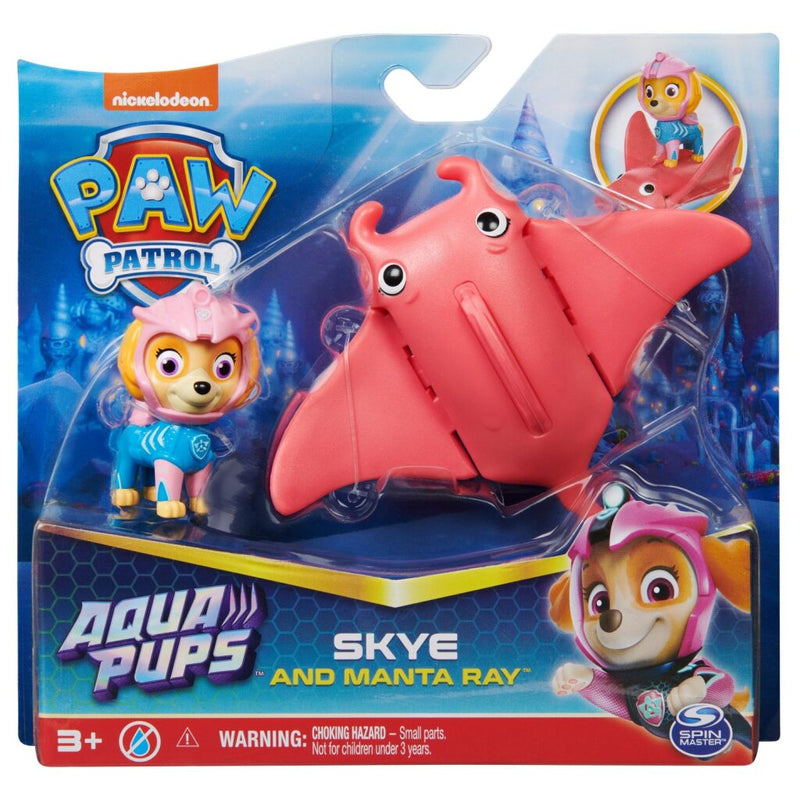 Paw Patrol Aqua Pups Skye en Manta
