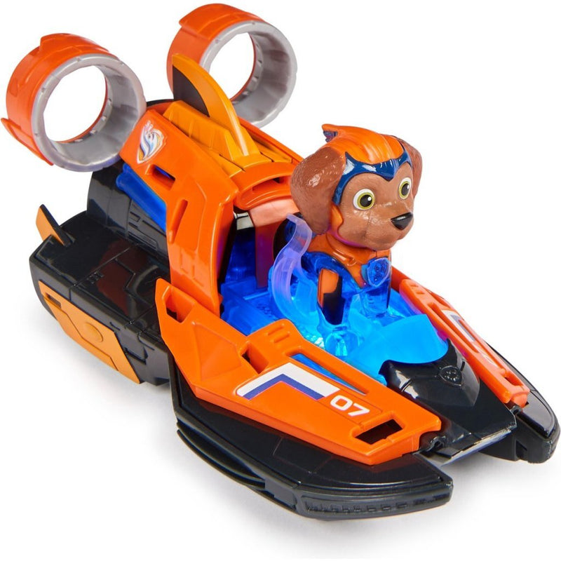 Paw Patrol Mighty Movie Hovercraft met Zuma + Licht en Geluid