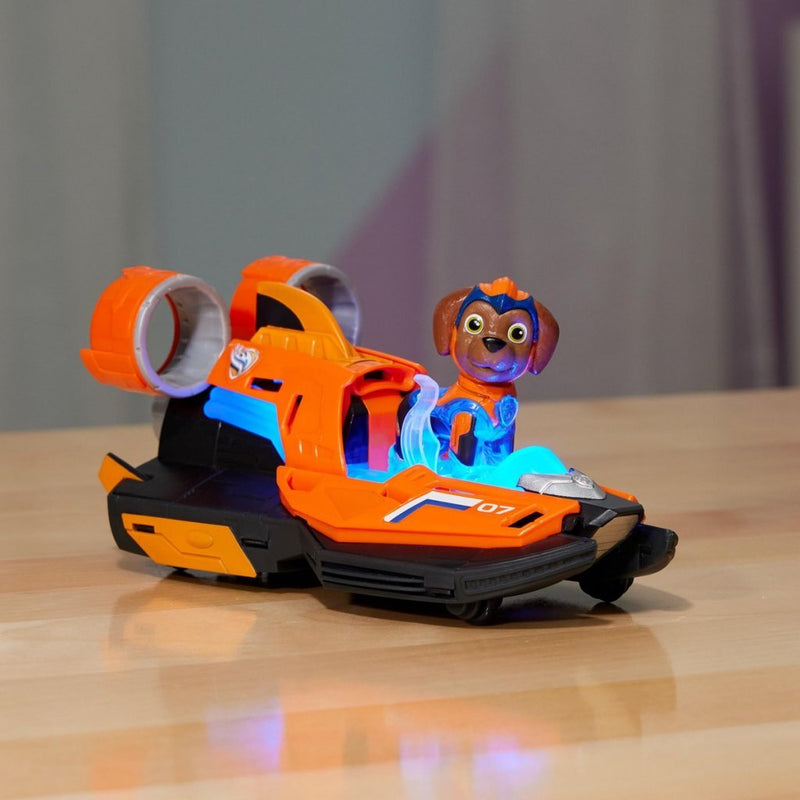 Paw Patrol Mighty Movie Hovercraft met Zuma + Licht en Geluid