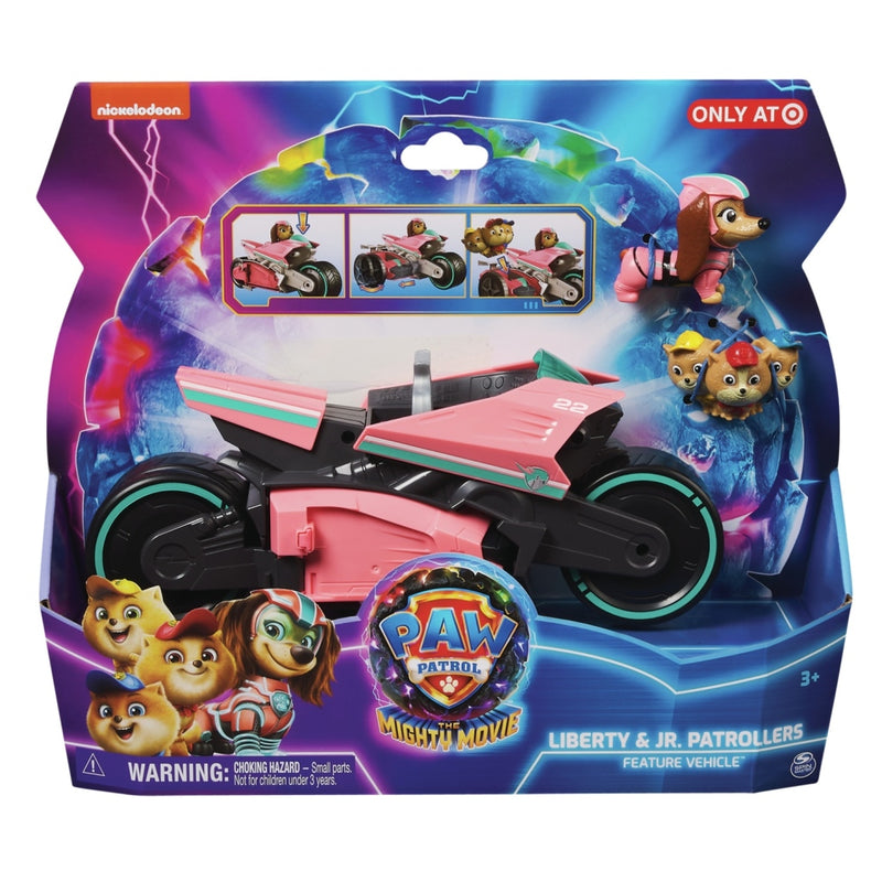 Paw Patrol Mighty Movie Liberty en Junior Patroller + Voertuig