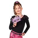Purse Pets Wristlet Bag Kitty + Licht Glitter/Paars