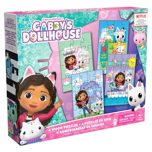 Gabby&#039;s Dollhouse Houten Puzzel 16-24 Stukjes