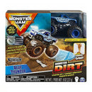 Monster Jam Monster Dirt Starter Set + Die-Cast Blue Thunder en Kinetic Sand